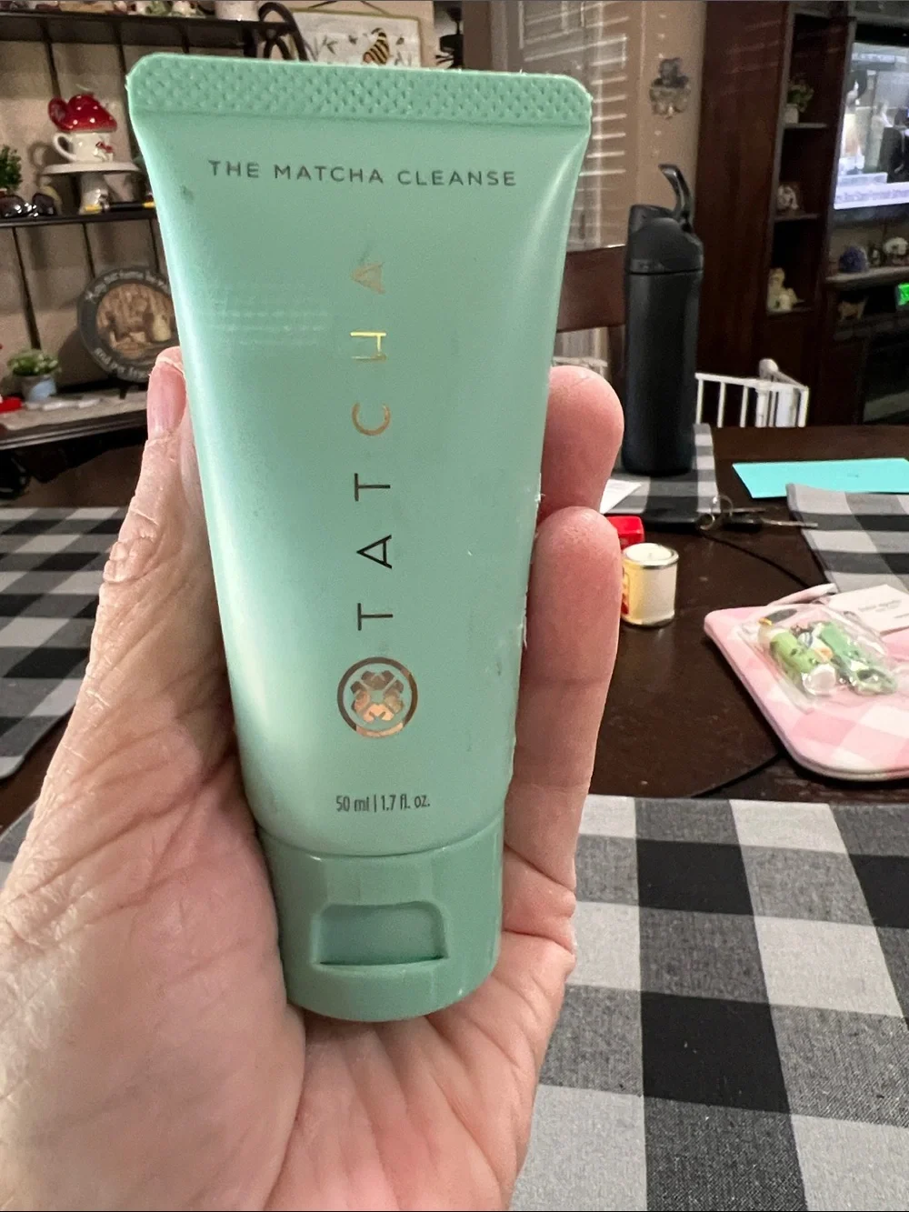 New Tatcha Mint Green Tube Gentle Cleanser